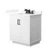 Custom image for White with Matte Black Trim / Giotto Quartz / No Mirror