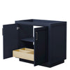 Custom image for Dark Blue with Matte Black Trim / No Mirror