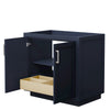 Custom image for Dark Blue with Brushed Nickel Trim / No Mirror