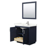 Custom image for Dark Blue with Brushed Nickel Trim / Giotto Quartz / 34
