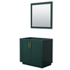 Custom image for Green with Brushed Gold Trim / 34