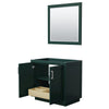 Custom image for Green with Brushed Nickel Trim / 34