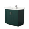 Custom image for Green with Brushed Nickel Trim / Giotto Quartz / No Mirror