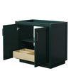 Custom image for Green with Matte Black Trim / No Mirror