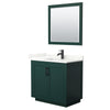 Custom image for Green with Matte Black Trim / Giotto Quartz / 34