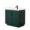 Custom image for Green with Matte Black Trim / Giotto Quartz / No Mirror