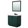 Custom image for Green with Matte Black Trim / Giotto Quartz / 34