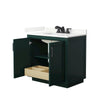 Custom image for Green with Matte Black Trim / Giotto Quartz / No Mirror