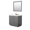 Custom image for Dark Gray with Brushed Nickel Trim / Giotto Quartz / 34