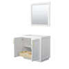 Custom image for White with Brushed Gold Trim / 34