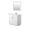 Custom image for White with Brushed Nickel Trim / White Quartz / 34