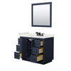 Custom image for Dark Blue with Matte Black Trim / White Quartz / 34