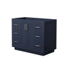 Custom image for Dark Blue with Brushed Nickel Trim / No Mirror