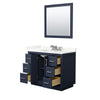Custom image for Dark Blue with Brushed Nickel Trim / Giotto Quartz / 34