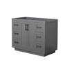 Custom image for Dark Gray with Matte Black Trim / No Mirror