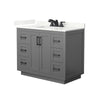 Custom image for Dark Gray with Matte Black Trim / Giotto Quartz / No Mirror