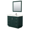 Custom image for Green with Brushed Nickel Trim / Giotto Quartz / 34