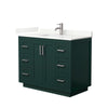 Custom image for Green with Brushed Nickel Trim / Giotto Quartz / No Mirror