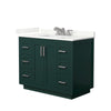 Custom image for Green with Brushed Nickel Trim / Giotto Quartz / No Mirror