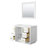 Custom image for White with Brushed Gold Trim / 34