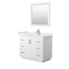Custom image for White with Brushed Nickel Trim / White Quartz / 34