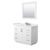 Custom image for White with Brushed Nickel Trim / White Quartz / 34