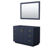 Custom image for Dark Blue with Brushed Gold Trim / 46
