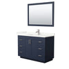 Custom image for Dark Blue with Brushed Nickel Trim / Giotto Quartz / 46