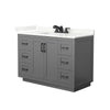 Custom image for Dark Gray with Matte Black Trim / Giotto Quartz / No Mirror