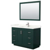 Custom image for Green with Brushed Nickel Trim / Giotto Quartz / 46