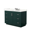 Custom image for Green with Brushed Nickel Trim / Giotto Quartz / No Mirror