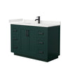 Custom image for Green with Matte Black Trim / White Quartz / No Mirror