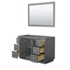 Custom image for Dark Gray with Brushed Nickel Trim / 46
