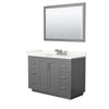 Custom image for Dark Gray with Brushed Nickel Trim / Giotto Quartz / 46