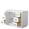 Custom image for White with Matte Black Trim / No Mirror