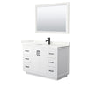 Custom image for White with Matte Black Trim / Giotto Quartz / 46