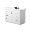Custom image for White with Matte Black Trim / Giotto Quartz / No Mirror