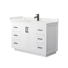 Custom image for White with Matte Black Trim / White Quartz / No Mirror