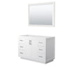 Custom image for White with Brushed Nickel Trim / 46