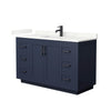 Custom image for Dark Blue with Matte Black Trim / Giotto Quartz / No Mirror