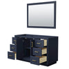 Custom image for Dark Blue with Brushed Gold Trim / 46