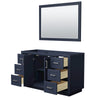 Custom image for Dark Blue with Brushed Nickel Trim / 46