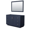 Custom image for Dark Blue with Brushed Nickel Trim / 46