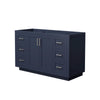 Custom image for Dark Blue with Brushed Nickel Trim / No Mirror