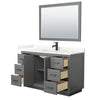 Custom image for Dark Gray with Matte Black Trim / Giotto Quartz / 46