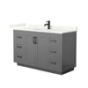 Custom image for Dark Gray with Matte Black Trim / Giotto Quartz / No Mirror