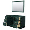 Custom image for Green with Brushed Gold Trim / 46