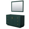 Custom image for Green with Brushed Gold Trim / 46