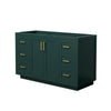 Custom image for Green with Brushed Gold Trim / No Mirror