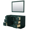 Custom image for Green with Brushed Nickel Trim / 46